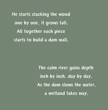 Load image into Gallery viewer, 'Beaver Builds a Wetland' Children's Paperback Book