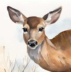 'Survival of a Fawn' Children's Hardcover Book