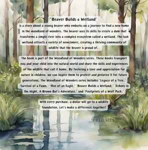 'Beaver Builds a Wetland' Children's Paperback Book